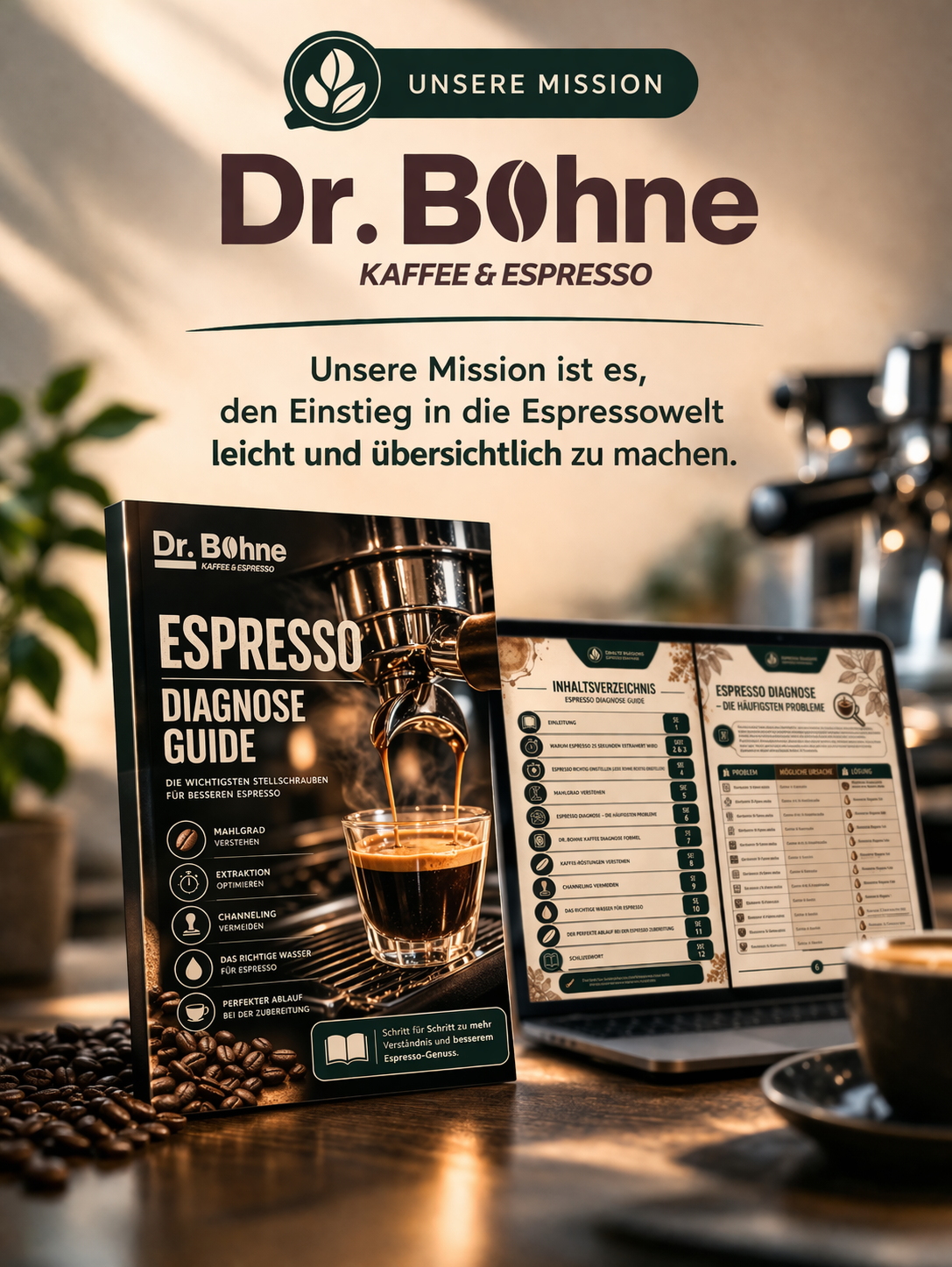 Dr. Bohne – Unsere Mission: Der Einstieg in die Espressowelt leicht und übersichtlich machen