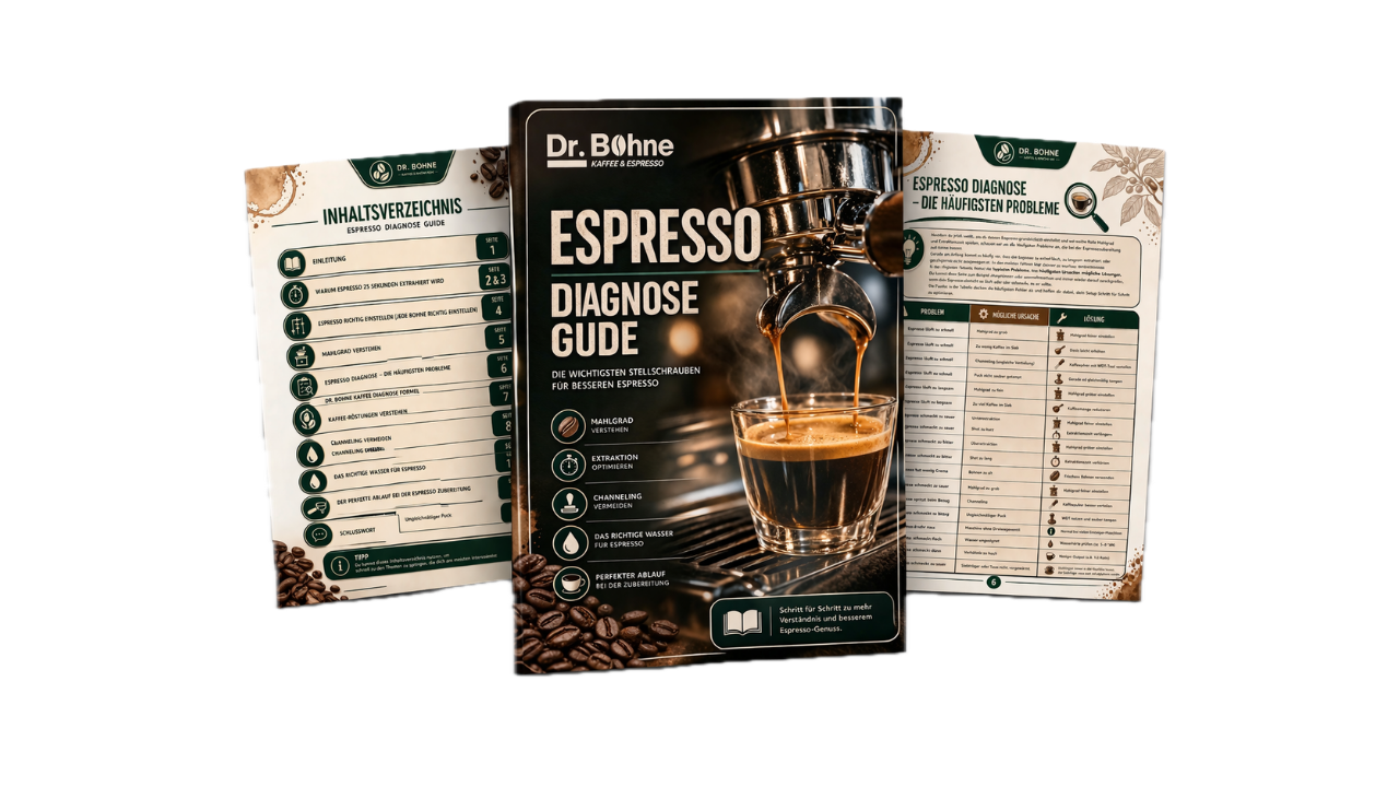 Der Espresso Diagnose Guide – Cover und Innenseiten